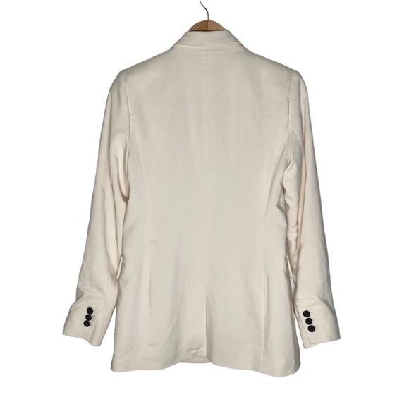 House of Harlow 1960 | Women | Cream Swan Open Front Blazer | Size Small - Picture 2 of 13